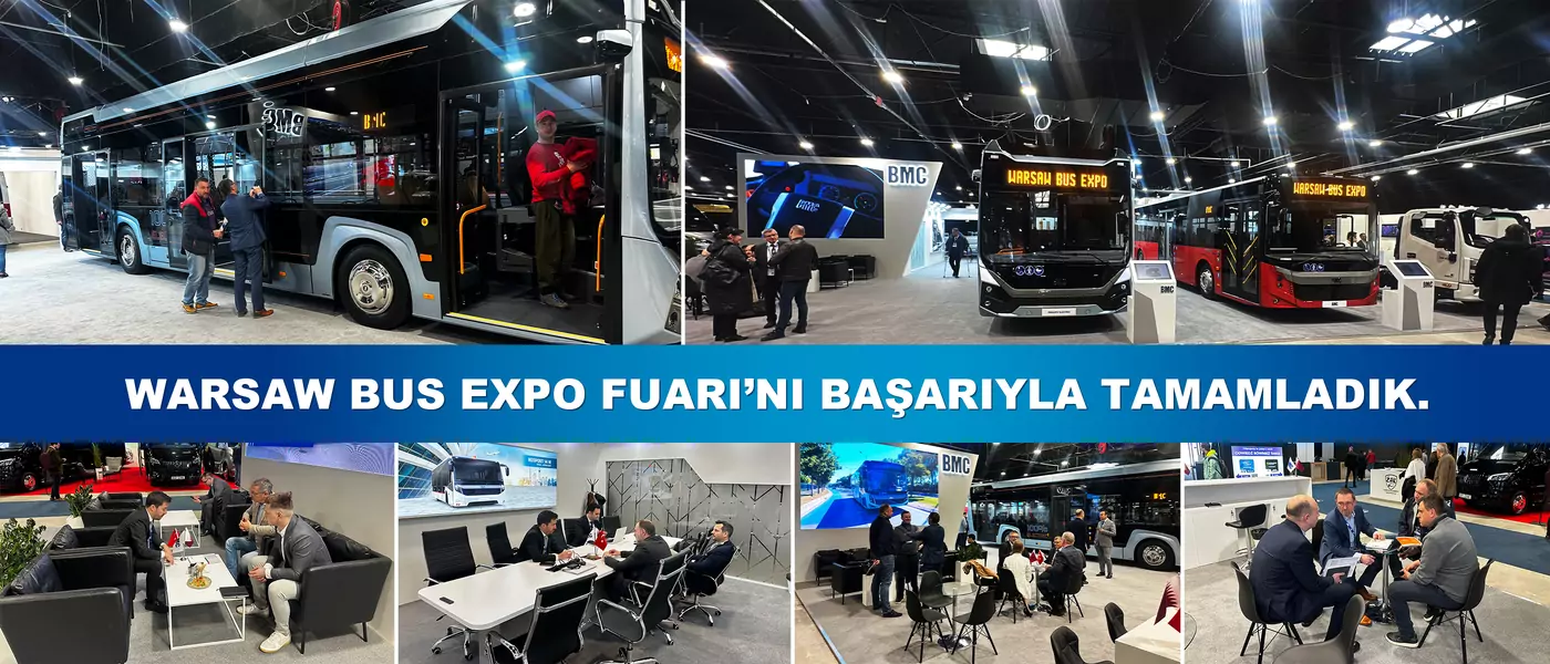 WARSAW BUS EXPO FUARI'NI BAŞARIYLA TAMAMLADIK.